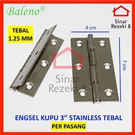 Ukuran Engsel Pintu 3 Inch